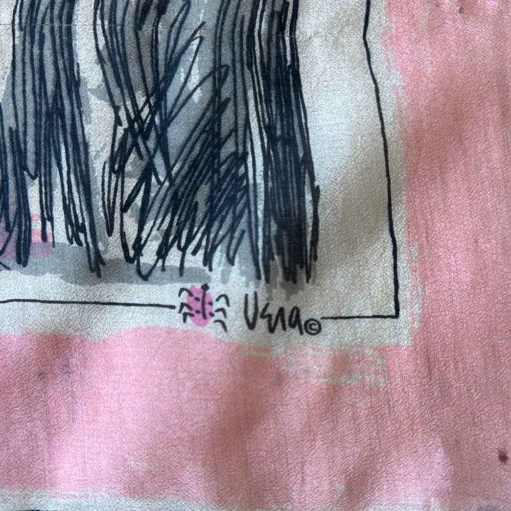 RARE New York World’s Fair Vintage Vera Neumann Globe 🌎 Scenic Silk Scarf - Picture 2 of 5